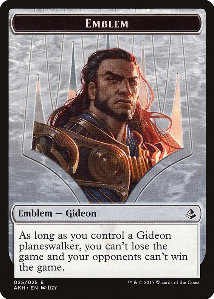 Emblem - Gideon of the Trials Normal [AKH - 25] LP MagicAmonkhet
