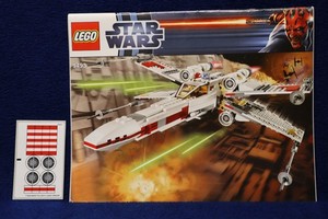 LEGO Star Wars 9493 X-Wing Starfighter - Stickers & Instruction Manual