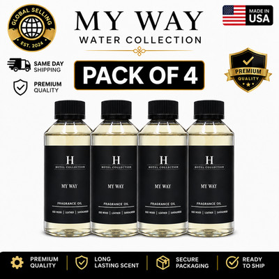 Hotel Collection My Way Fragrance Oil 500ml Luxury Hotel Scent Pack of 4