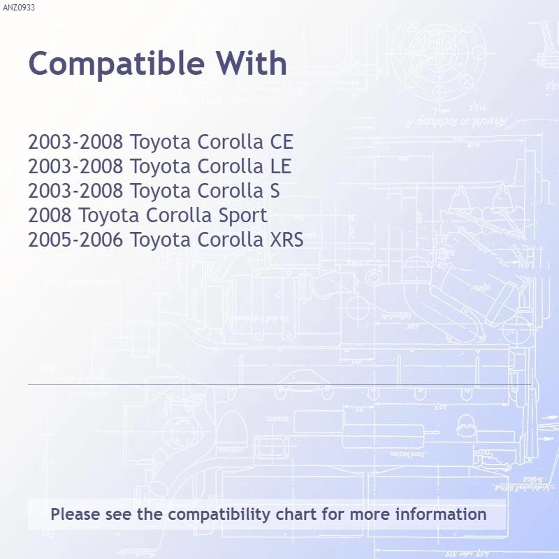 Conjunto de luz trasera de lente cromada roja/humo con reflector para Toyota Corolla 2003-08 Foto 3 de 4