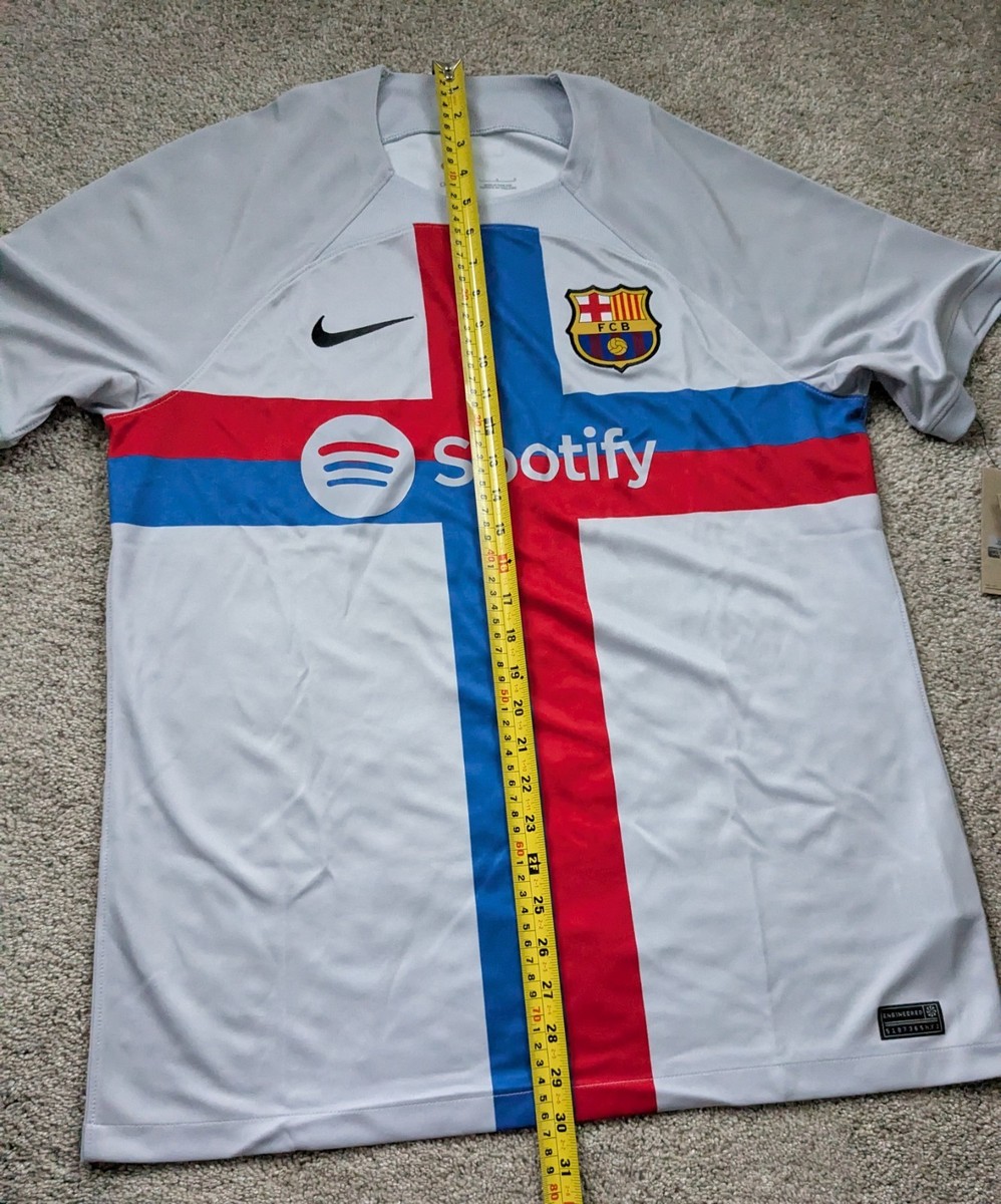 Nike Barcelona 22/23 Third Jersey Stadium Size Large | eBay