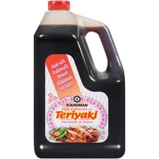 Kikkoman Teriyaki Sauce, Kosher, 1 Gallon Jug - 4 Jugs Per Case
