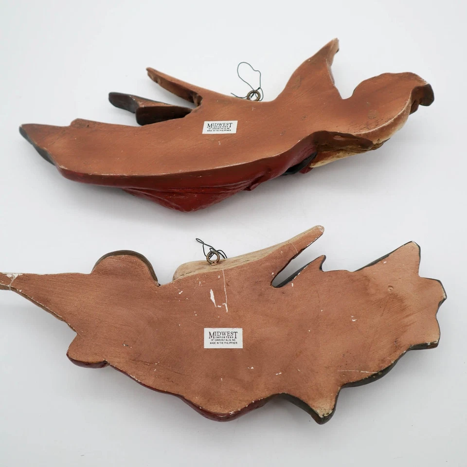 2 Placas Colgantes de Pared Ángel Volador Cañón Medio Oeste De Colección Estilo Viejo Mundo Foto 4 de 4