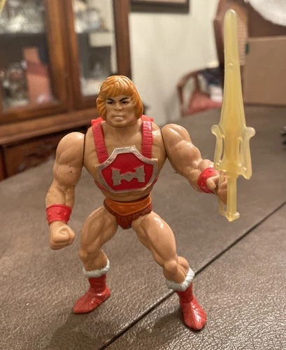 Vintage 1984 MOTU THUNDER PUNCH HE-MAN Action Figure Masters Of The Universe