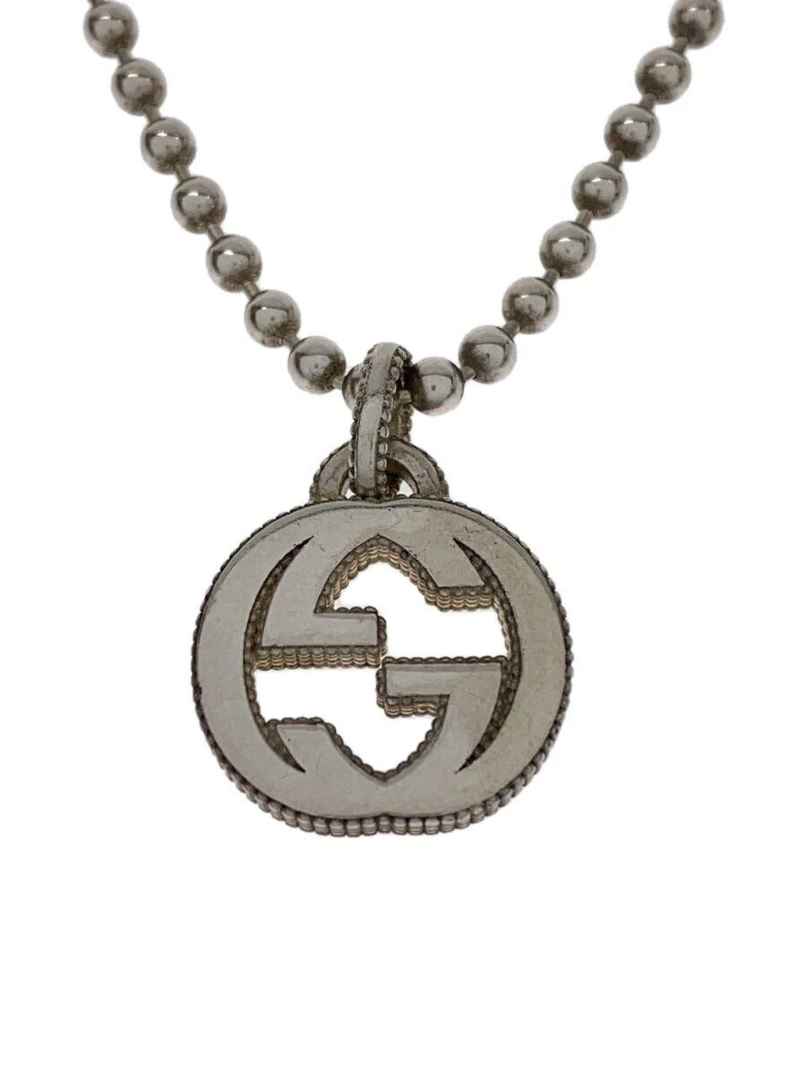 GUCCI SV925 Collana in argento con top da donna usata
