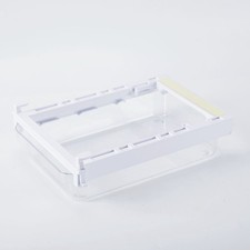 Clear Under-Shelf Pull-Out Drawer Organizer, Refrigerator/Cabinet Storage