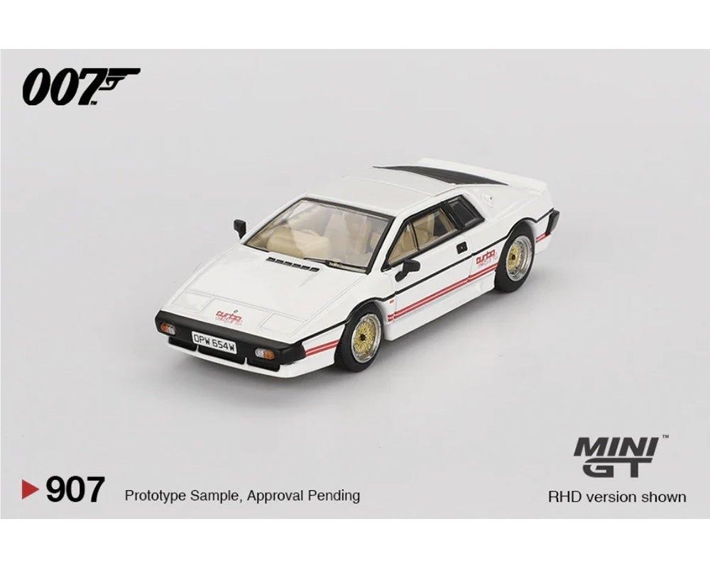 Mini GT James Bond (For Your Eyes Only Movie) Lotus Esprit Turbo White (RHD) - 1