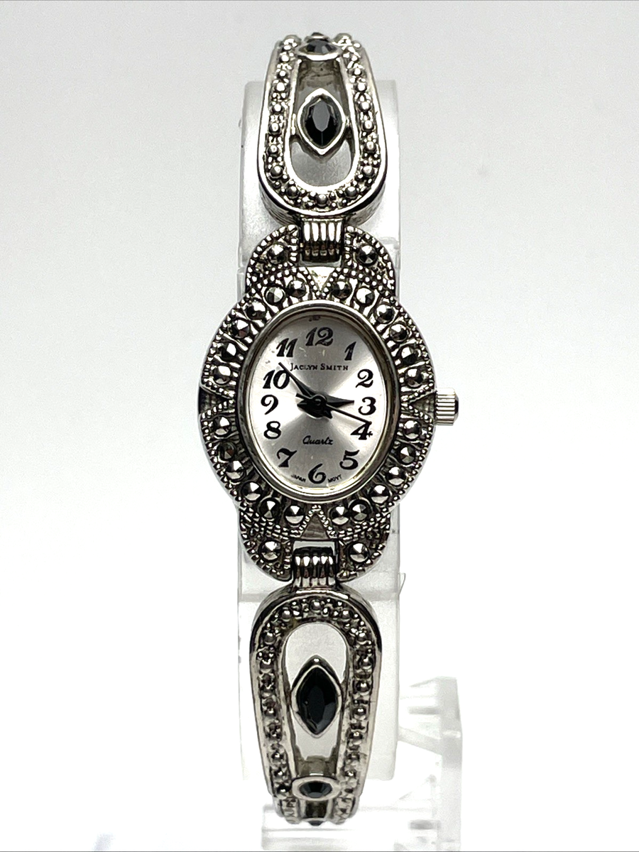Vintage Jaclyn Smith (JS3185) Oval Face Marcasite Rim Metal  display picture 3