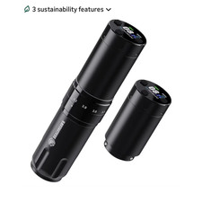 Dragonhawk L2 Pro Cordless Tattoo Pen, Adjustable Stroke, Battery, Type-C