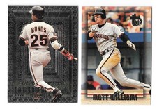 1995 TOPPS EMBOSSED - SAN FRANCISCO GIANTS Team Set