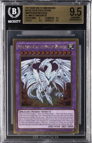 2017 YU-GI-OH! THE DARK SIDE OF DIMENSIONS NEO BLUE-EYES ULTIMATE DRAGON BGS 9.5