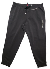 Tommy Hilfiger Women's Drawstring Embroidery Pants Navy Size XL