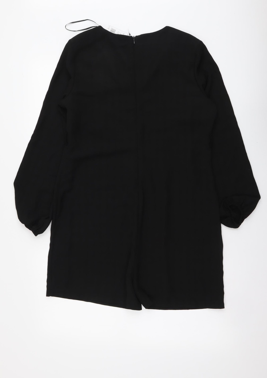 Selected Womens Playsuit One-Piece Size 12 UK '' Black Long Sleeve image 3