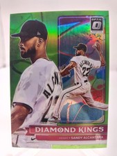 Prizm 2022 Donruss Optic Sandy Alcantara Lime Green #19 Miami Marlins