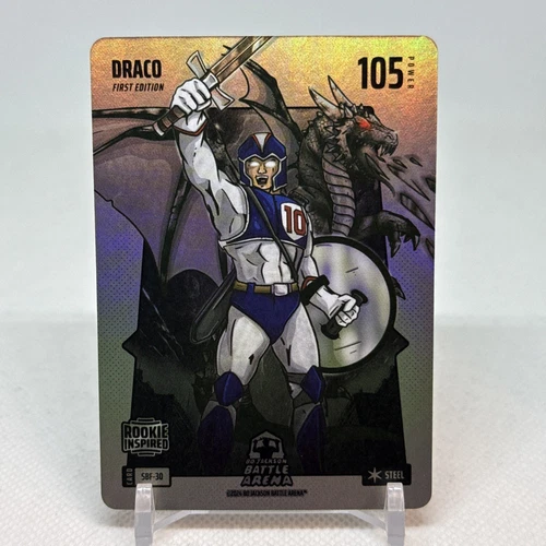 Bo Jackson Battle Arena Draco Silver Steel Battlefoil Drake Maye SBF-30