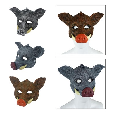 Halloween Wildschwein Maske Requisiten Cosplay Neuheit Schweinekopf Maske für Ostern Party