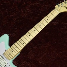 Squier Mini Jazzmaster HH Daphne Blue Electric Guitar Compact, Used