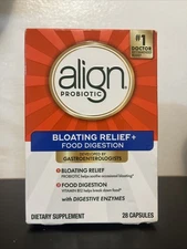 Align Probiotic Bloating Relief Food Digestion 28 Capsules