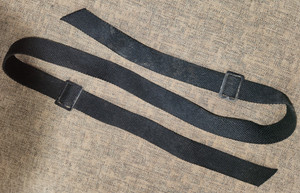 Vietnam Era Black Silent Rifle Sling - 52" x 1.25" - Used Surplus - Made in USA