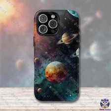 Celestial Galaxy Phone Case   Watercolor Space Art Durable Protective Design