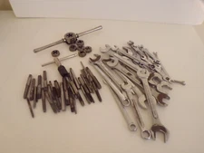 Tools,Assorted wrenches,Bonnie,Craftsman,Stanley, Assorted Taps Dies & Handles.