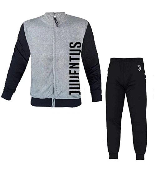 Pigiama Tuta Uomo in Felpa Full Zip Juve Prodotto Ufficiale Art