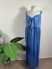ELOQUII Elements Women's Plus Size Tie-Front Tank Dress,size 18/20