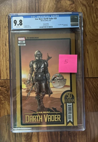Star Wars Darth Vader #20 CGC 9.8 NM/M 1st Print Mandalorian Sprouse Variant