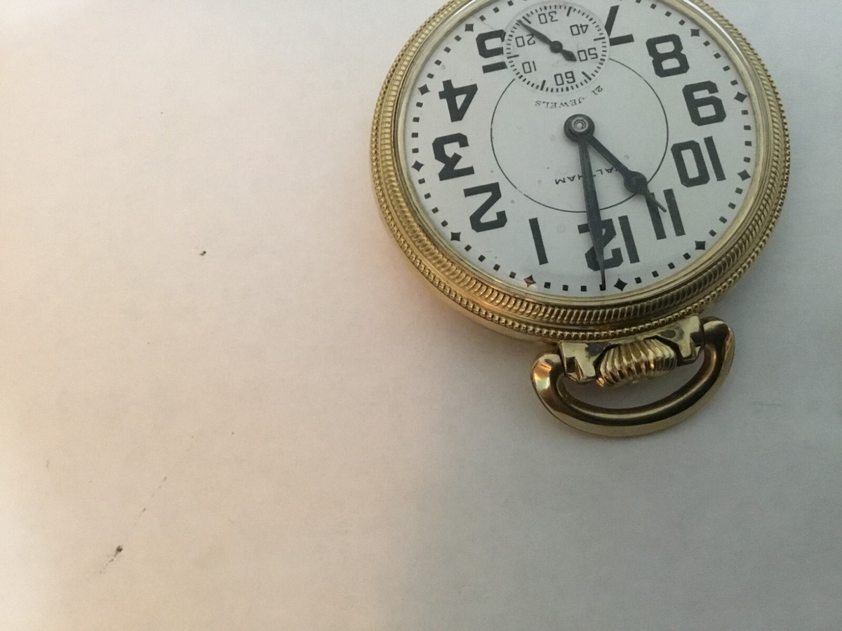 WALTHAM POCKET WATCH 16 A 21 JEWELS USA MANUAL WINDING | eBay