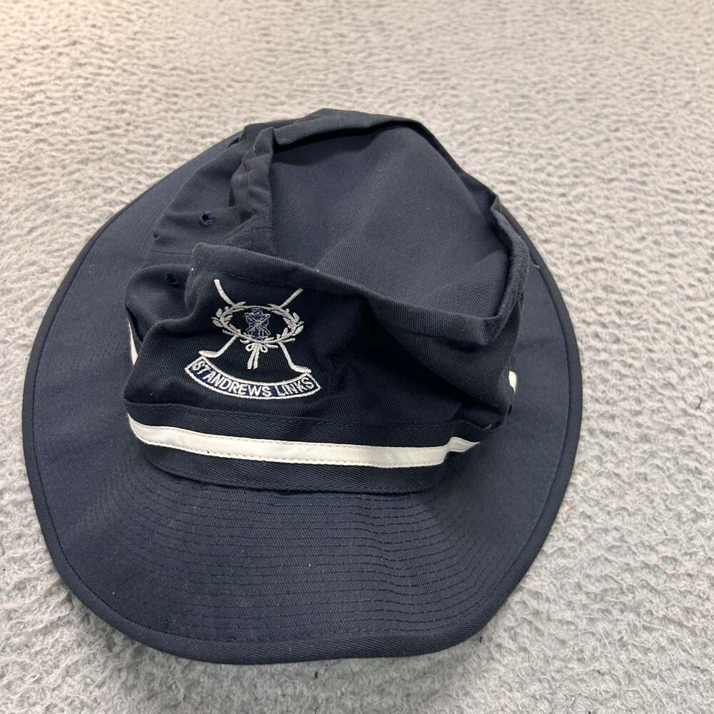 St. Andrews Links golf Hat Cap Mens Bucket Hat Extra Large Texace Vintage