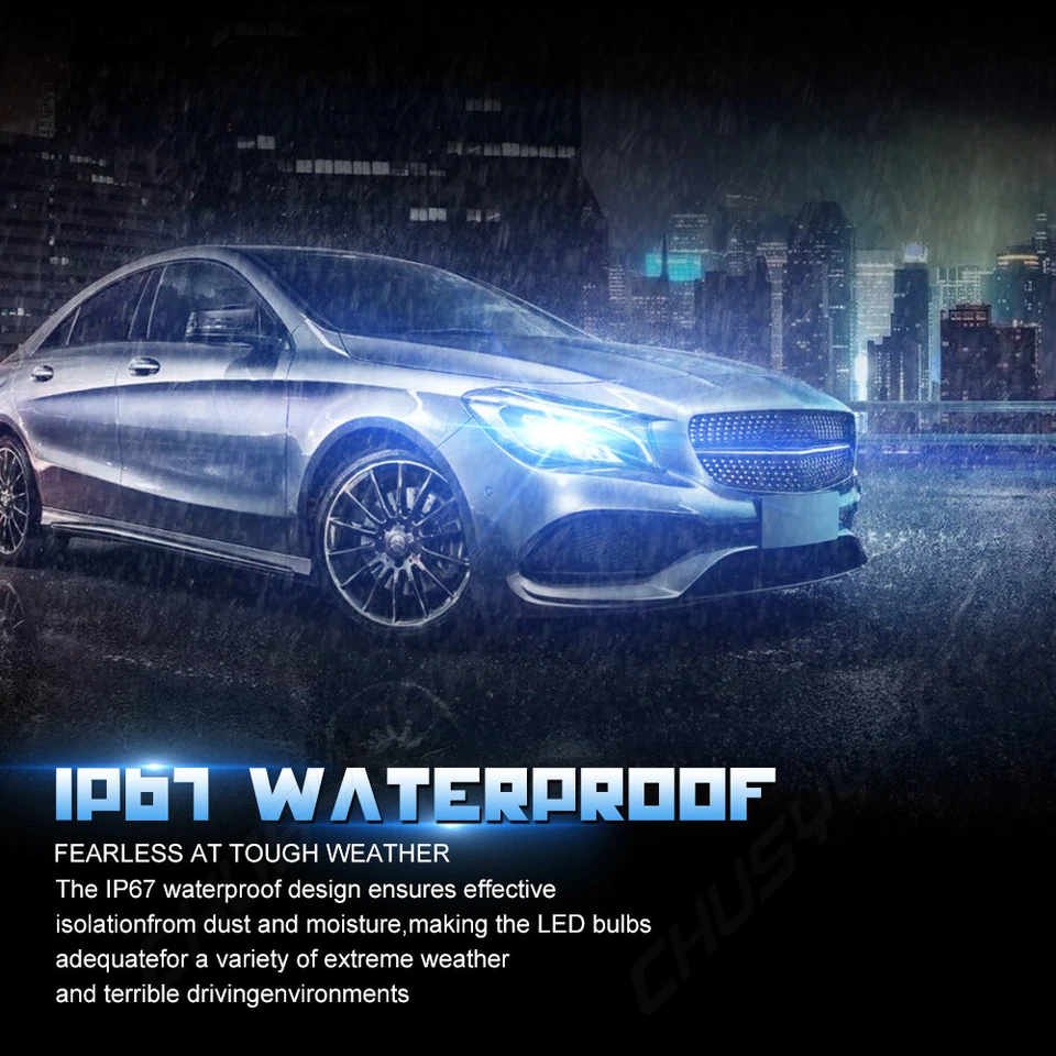 Farol de LED Hi/Lo + lâmpadas de neblina combo 6X 8000K para Toyota Tundra 2007-2013 - Imagem 4 de 4