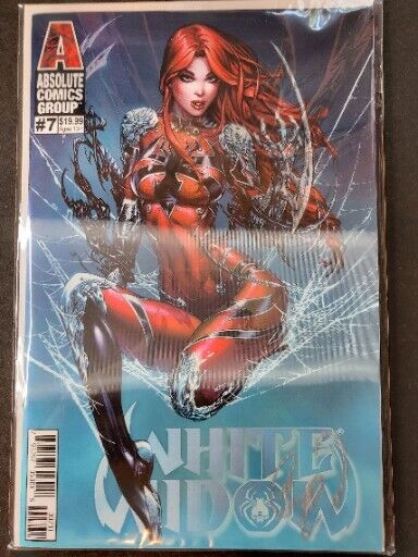 SIGNED White Widow #7 E.Bas Lenticular Variant (2021) Sig Benny Powell with COA