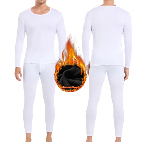 Herren Thermo Long Johns Warme Unterwäsche Top + Hose 2-teiliges Set Basisschicht - Bild 27 von 32