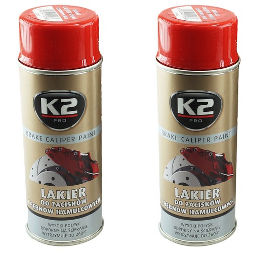 2x ORIGINAL K2 Bremssattellack Spray Brake Caliper Paint Rot 400ml eBay