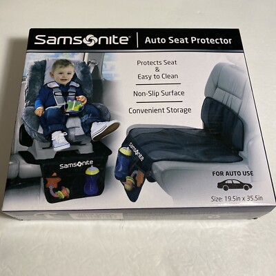 Samsonite Auto Seat Protector Non-Slip Size 19.5  X 35.5  New In Box