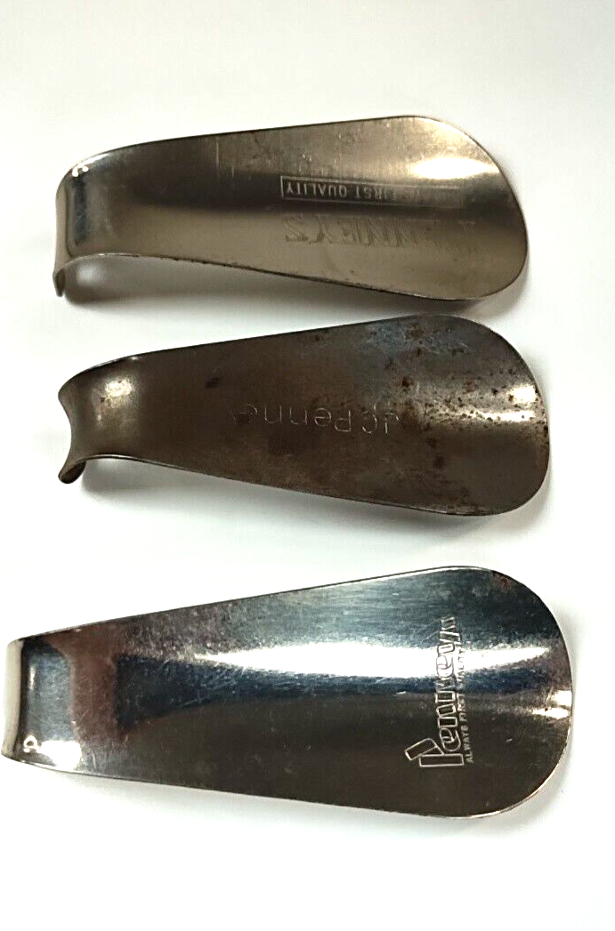 Lot of 3 Vintage Shoe Horns JC Penny's Co. Shoe Horns eBay
