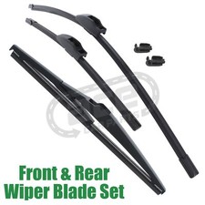 Fits Hyundai Kona 2017-> Front & Rear Windscreen Wiper Blades Set 26" 16" 11"