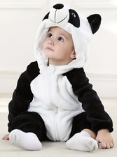 Panda Costume for Kids - Trendy Baby Halloween Costume for a Cute Playful Look
