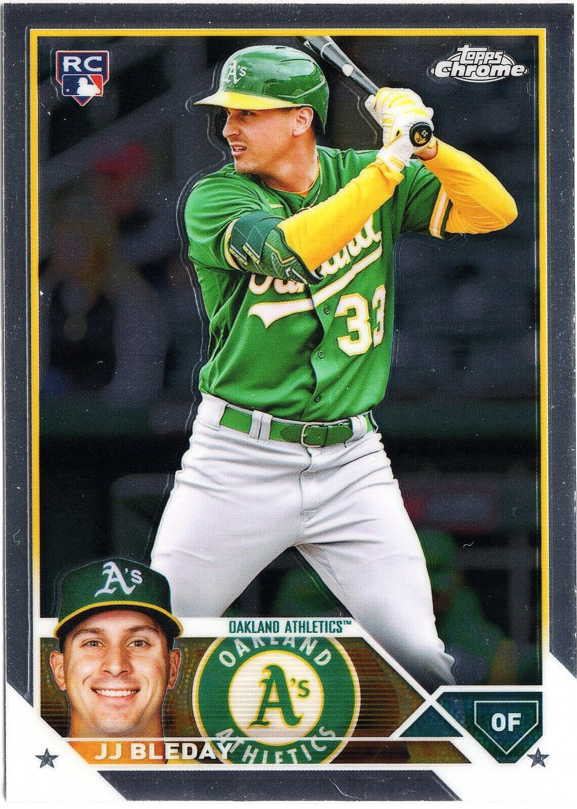 2023 Topps Chrome JJ Bleday RC #29 Oakland Athletics Rookie Card