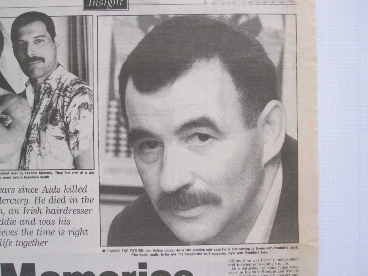 Freddie Mearcair Buachaill Jim Hutton Freddie Mercury (Queen) Jim
