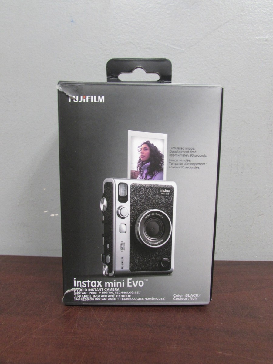 Fujifilm instax mini Evo Hybrid Instant Camera - Black for Fujifilm instax mini Evo Hybrid Instant Camera - Black for