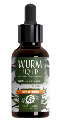 Nature Animal® Wurm Liquid für Hund & Katze – die natürliche Art zur Entwurmung
