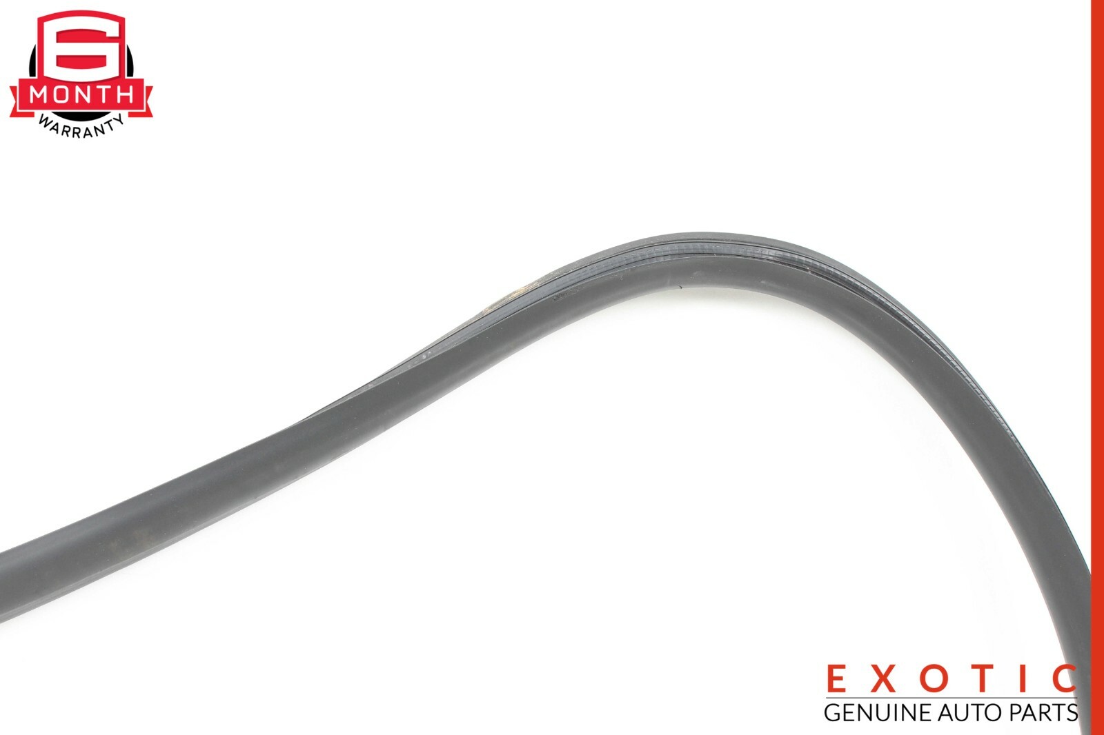 14-17 Maserati Ghibli S Rear Right Passenger Rubber Door Weather Strip Liner OEM