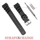Z20 Wave Vent Strap Band for Seiko Diver's Watch 20mm FAT SDS spring bars, tool