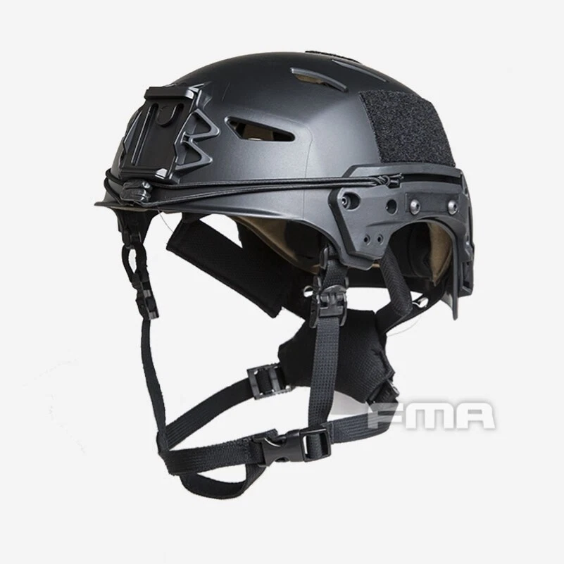 FMA MIC FTP BUMP Helmet EX Simple System Tactical Airsoft Black / Sand