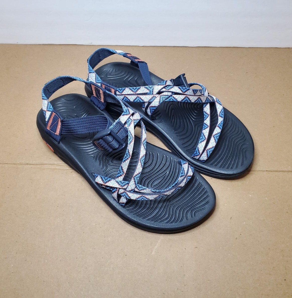 Chaco ZX1 RARE Traingle Pattern Strappy Hiking Sandals Women's Size 8 ...