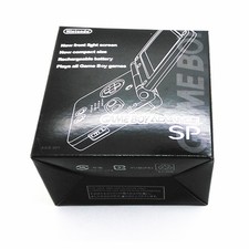 Black Console Box Package Instructions For Nintendo Game Boy Advance SP GBA SP