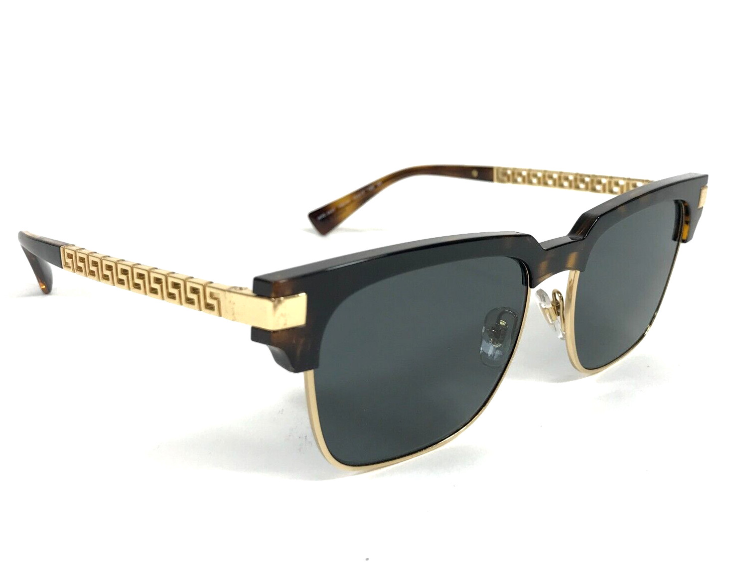Versace Sunglasses MOD.4447 108/87 Tortoise Gold Square Frames with Gray Lenses thumbnail 3