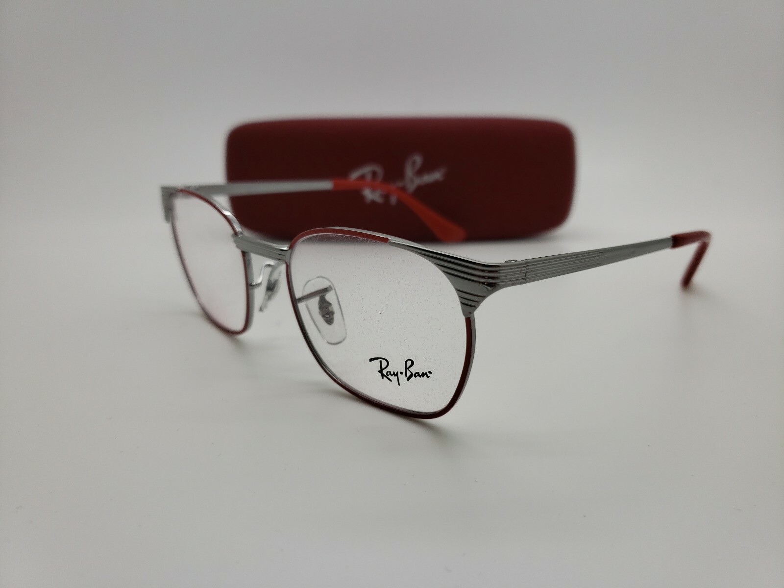 Ray Ban R&b 4053 NEW RAY-BAN JR RB 1051 4053 RED EYEGLASSES RB1051 AUTHENTIC FRAME RX 47 ...
