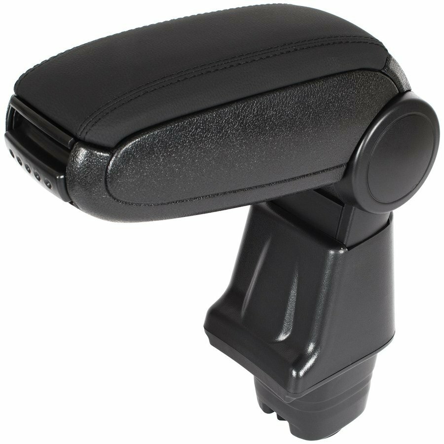 Accoudoir haut de gamme KPL noir en tissu pour console Fiat Fiorino et Bipper